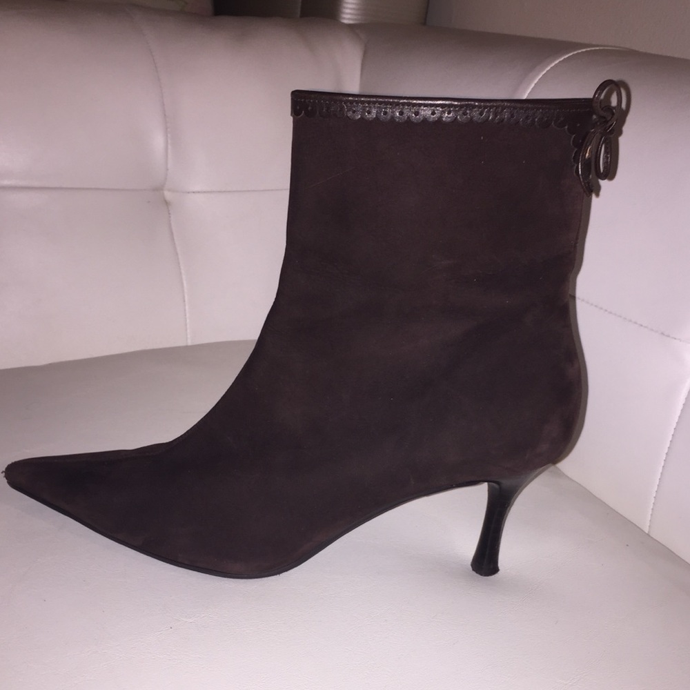 LOFT brown suede boots